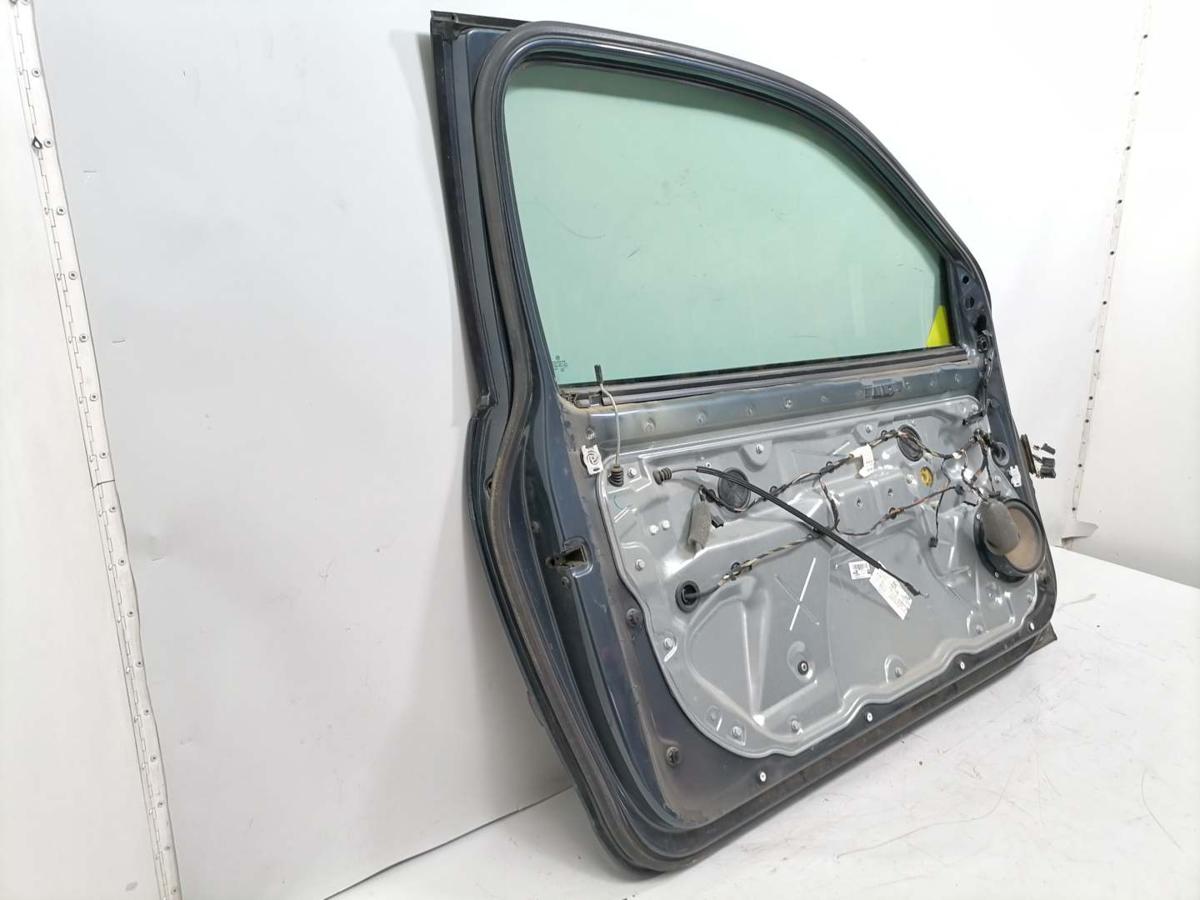 VW Polo 9N3 original T&uuml;r vorn links LC7V Anthrazitblau 3-T&uuml;rer Rohbau Bj.2009